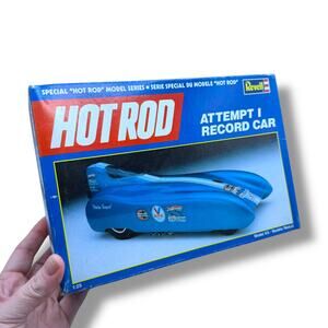 vintage Revell Mickey Thompson Attempt I Streamlined Dragster model kit